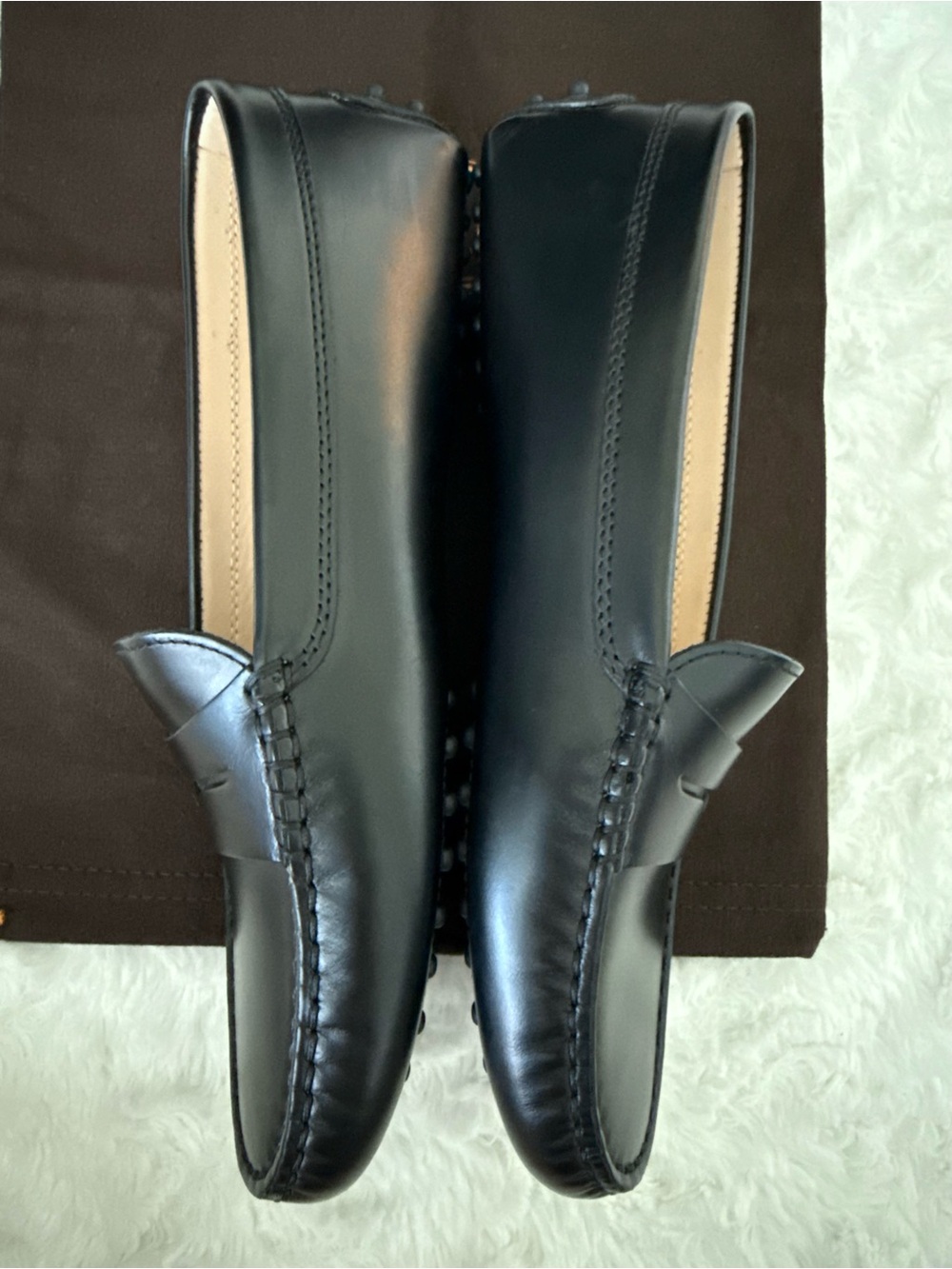 NEW Tod's Gommini Leather Driver Penny Loafers Moccasins - Picture 7 of 15